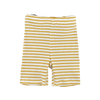 Mustard lined cycling shorts