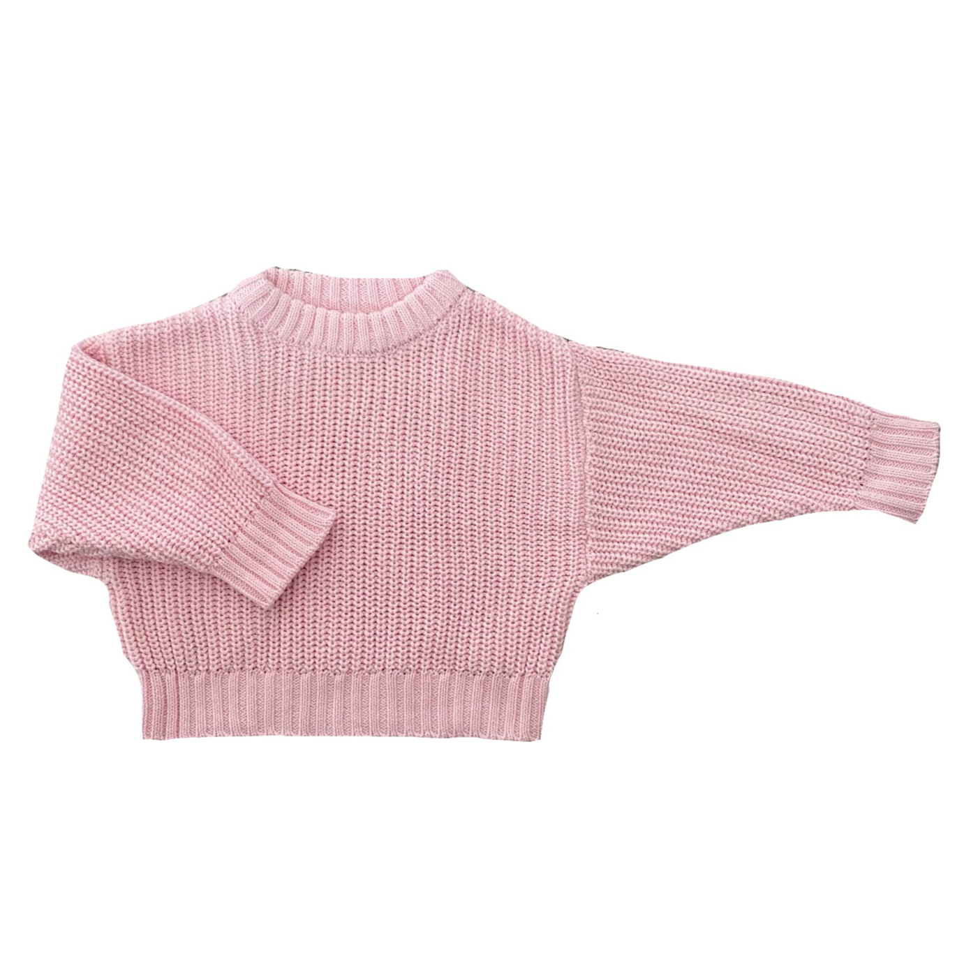 Chandail en tricot RUBAN ROSE