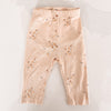 Pantalon rose fleuri