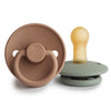 Load image into Gallery viewer, Latex Pacifier - Sage/Peach Bronze